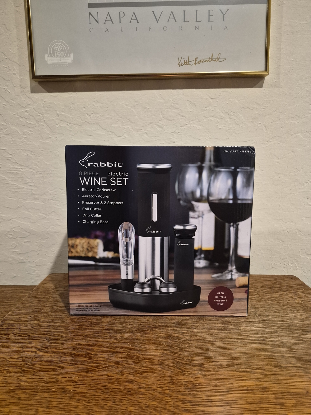 Rabbit 8-Piece Electric Wine Set